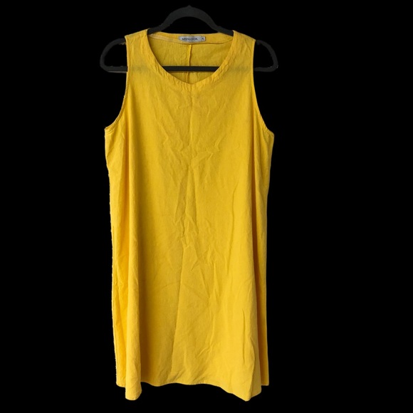Misslook XL Sunshine Yellow Shift Dress, Summer Fun Accessories not included - Picture 1 of 6
